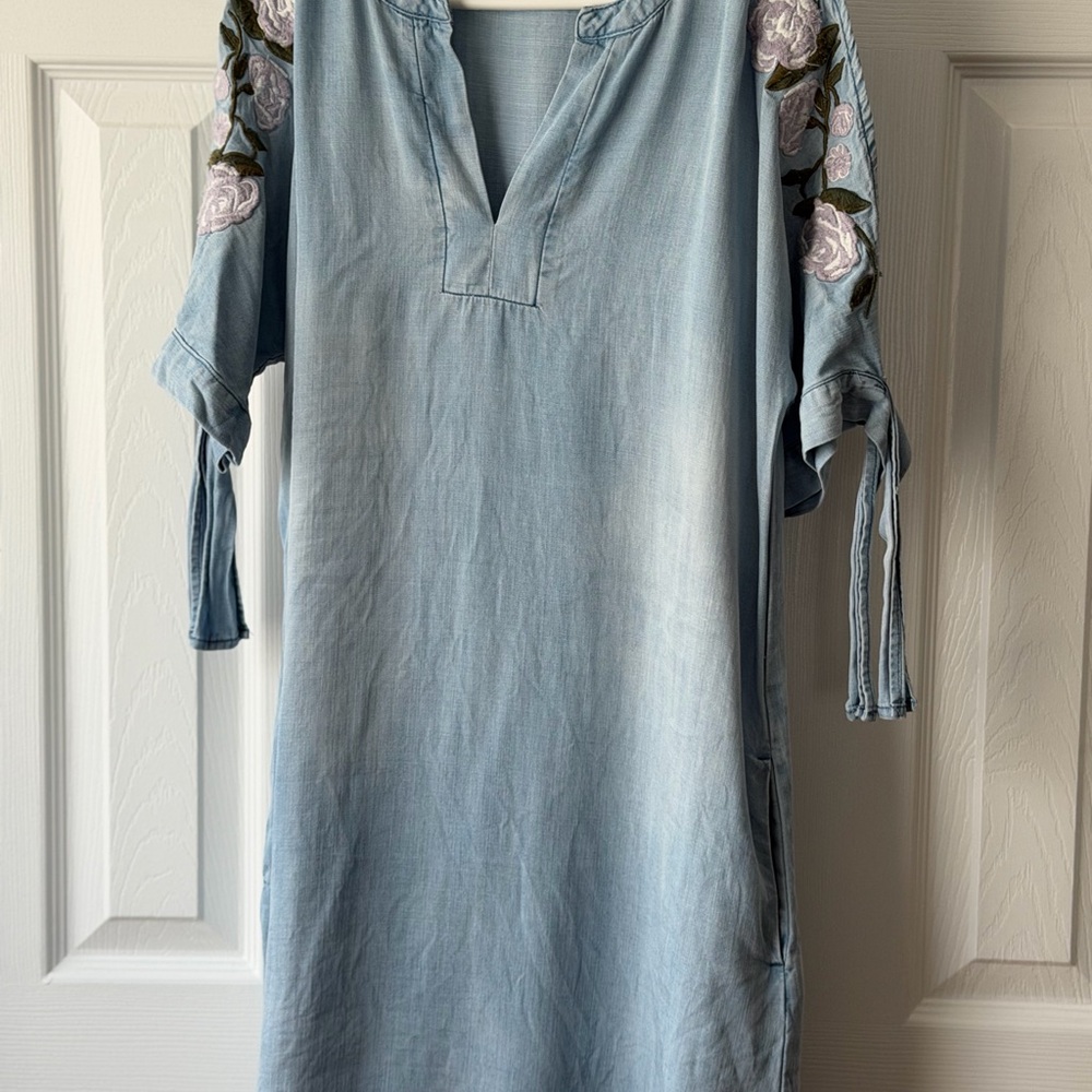 Light Blue Denim Dress